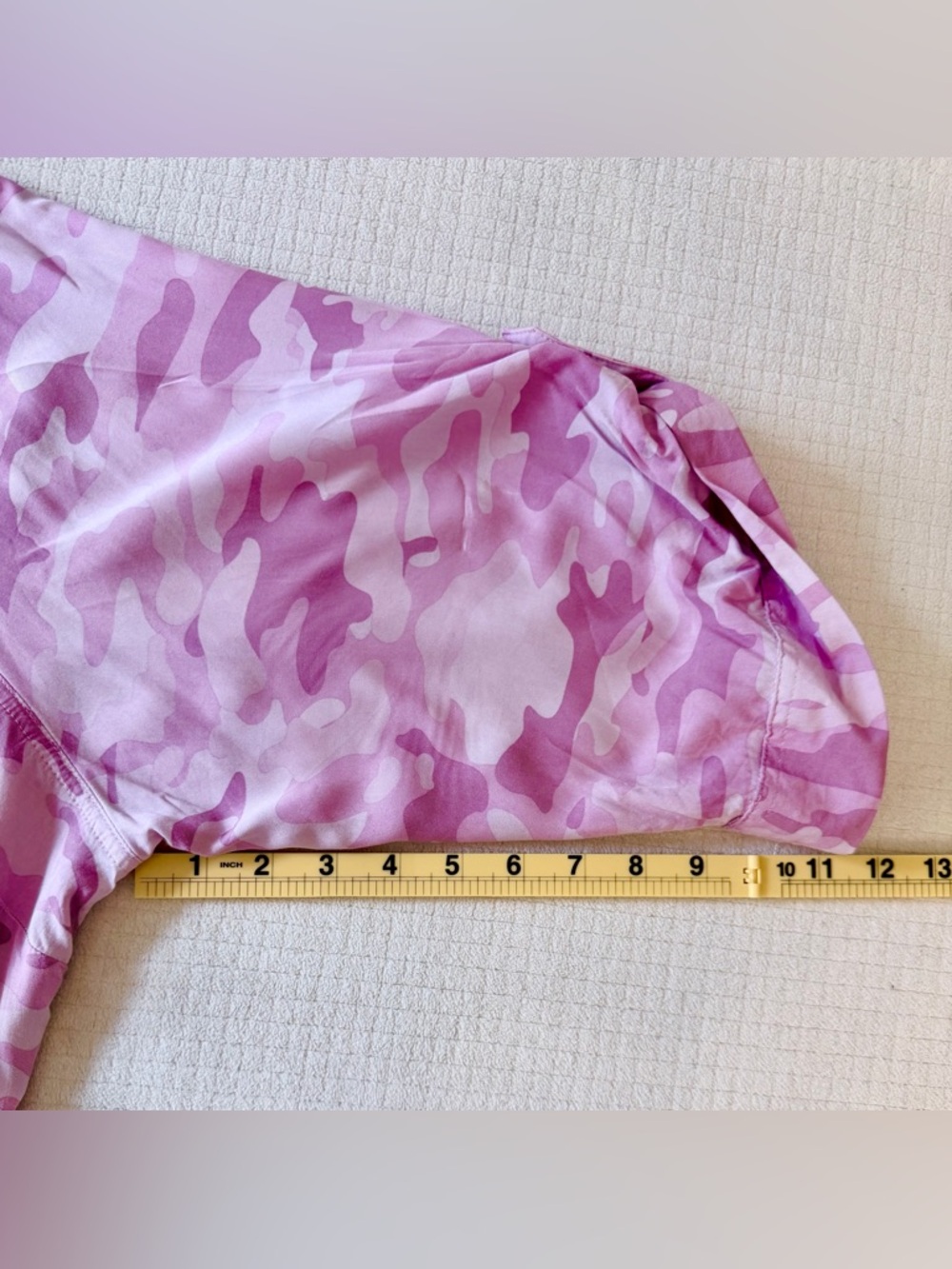 Torrid Light Pink Camo Henley Tunic Top - Women Plus Size 4 - Picture 8 of 9